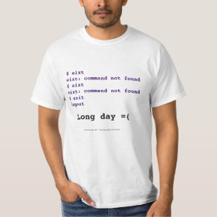 Eixt Eixt går ut Logout T Shirt