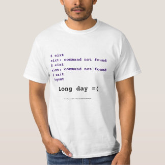 Eixt Eixt går ut Logout T Shirt