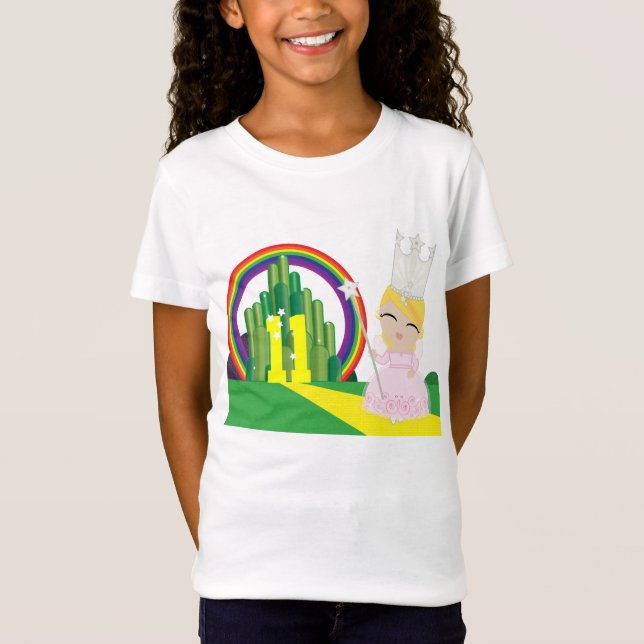 EJ AGE Glinda of Oz BIRTHDAY GIFT anpassningsbar k T Shirt (Framsida)