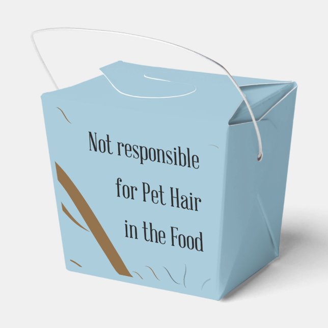 Ej ansvarigt för Pet Hair i föda Presentaskar (Baksidan Sidan)