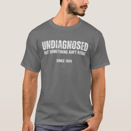 Ej diagnostiserad men något är fel Anpassad T Shirt