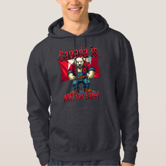EJ FÖR FÖRSÄLJNING, Kanada, Polar Bear Lumberjack, Hoodie