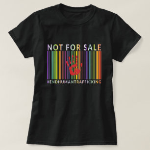 Ej för försäljning - slut på människohandel - stre t shirt