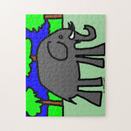 ej guld - Elephant God Pussel