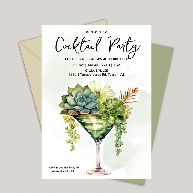 EJ-HÄNDELSE - Cocktail-inbjudan Inbjudningar (Skapare uppladdad)