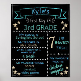 EJ KLASS-Personligens första skoldag Poster