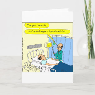 Ej längre tecknad av hypokondriak färg kort