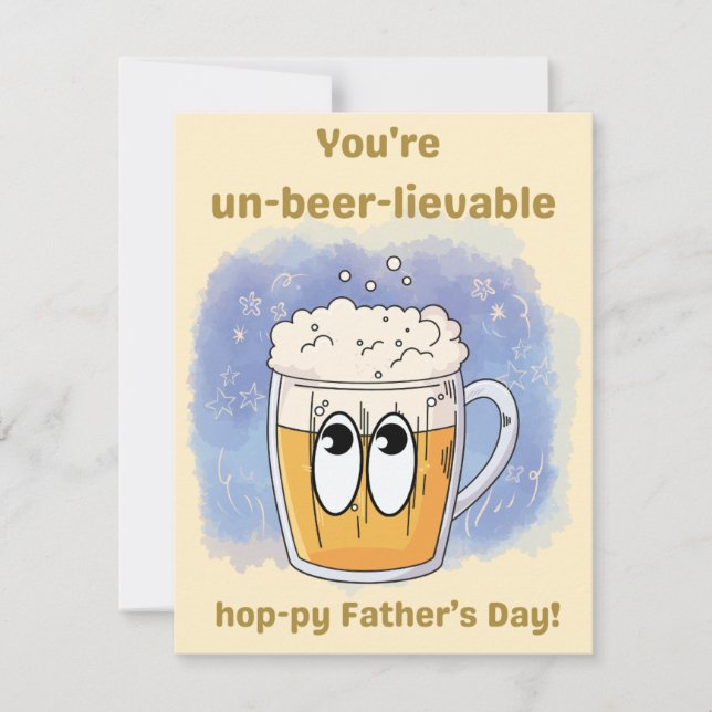 ej öllivbar - Begränsada Fars dag Edition OSA Kort (Framsida)