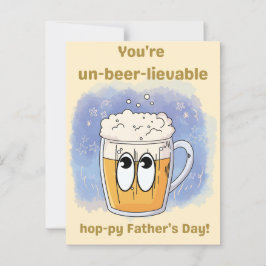 ej öllivbar - Begränsada Fars dag Edition Vykort