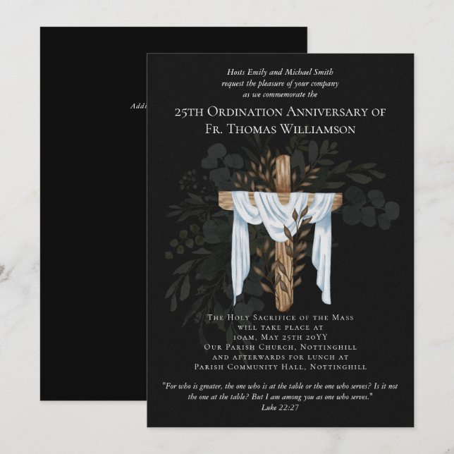 EJ Ordination Anniury Investigation Black (Fram/baksida)
