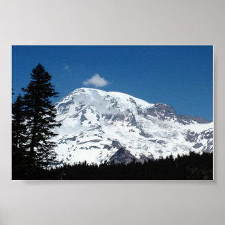 EJ SÅ BEAUTIFUL MT.RAINIER POSTER