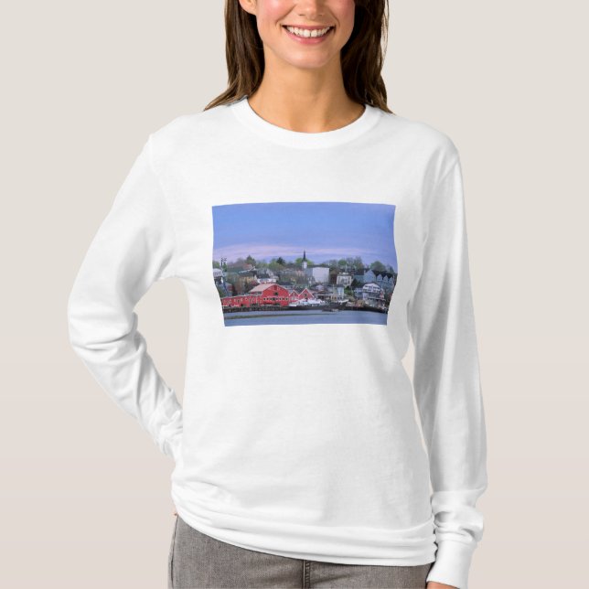 Ej tillämpligt Kanada, Nova Scotia. En syn på Lune Tee Shirt (Framsida)