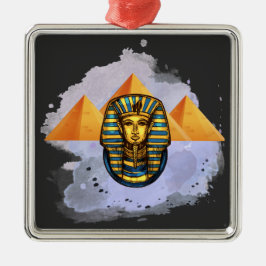 ejypt julgransprydnad metall