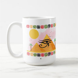 EJYPT ORUS ÖGA KAFFEMUGG