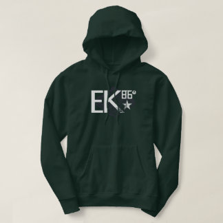 EK86 WHT-LOGOTYP HOODIE