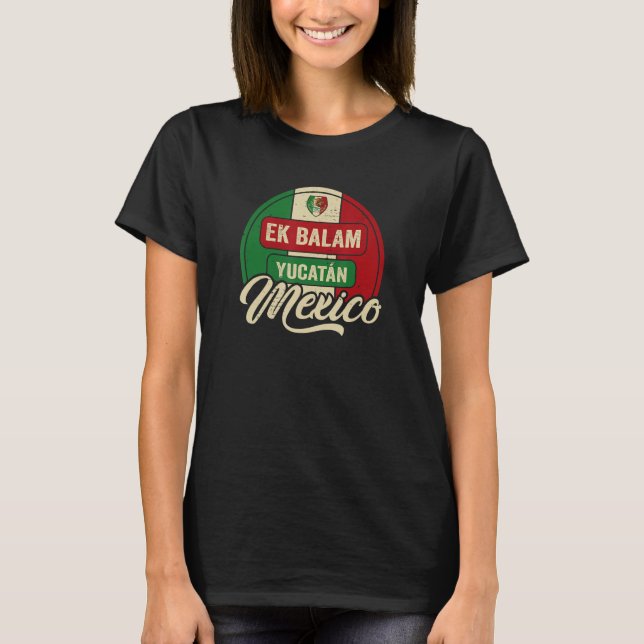 Ek Balam Mexiko T Shirt (Framsida)