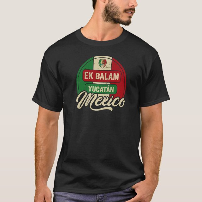 Ek Balam Mexiko T Shirt (Framsida)