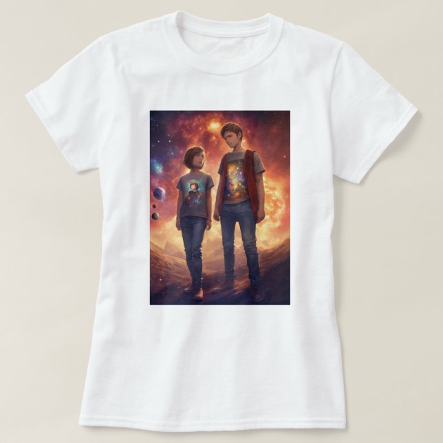 "Ek Kahani Safed Rang Mein" T Shirt (Design framsida)