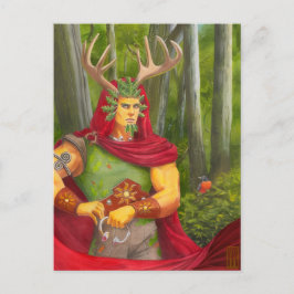 Ek Kung Porträtt miniprint Vykort