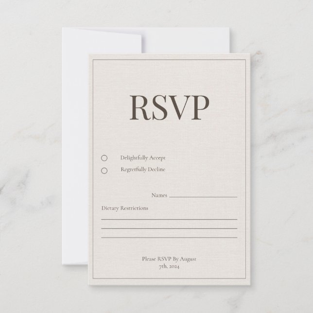 Ek och elfenben svarskort OSA kort (Framsida)