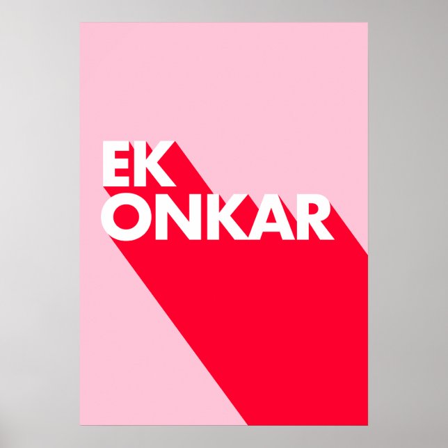 Ek Onkar Contemporary Design Poster (Framsidan)