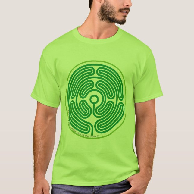 eka august grönt för labyrinten tee (Framsida)