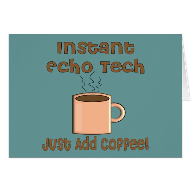 Eka hjärt- Techgåvor (eka Tech), Hälsningskort (Framsidan Horizontal)