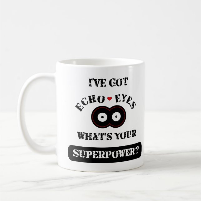 Eka ögon Superpower2 Kaffemugg (Vänster)