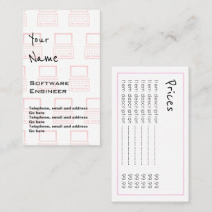 "Ekar" kort för softwareingenjörpris