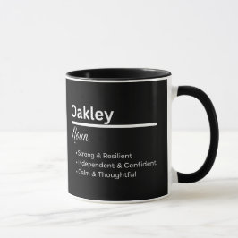 Ekbacke Pojke Namn Definition Personlig Mugg
