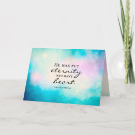 Ekclesiastes 3 11 han satte eteritet i människans  kort