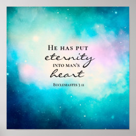 Ekclesiastes 3 11 han satte eteritet i människans  poster