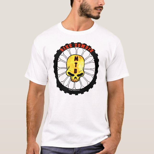 EKER FÖR CYKELZOMBIEBEN T-SHIRT (Framsida)
