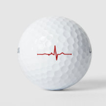 EKG Heartslag Golf Boll