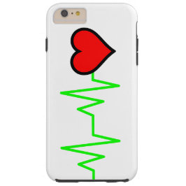 EKG Kardiogram Hjärta Tough iPhone 6 Plus Fodral