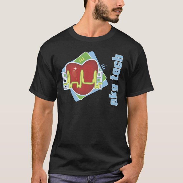 EKG-Tech T Shirt (Framsida)