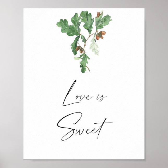 Ekgren - kärlek är sött ta en godbit  poster (Framsidan)