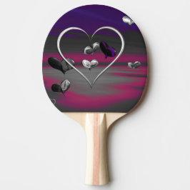 Ekko av en metallisk romans pingisracket