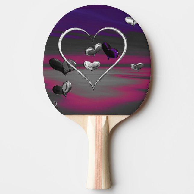 Ekko av en metallisk romans  pingisracket (Framsidan)