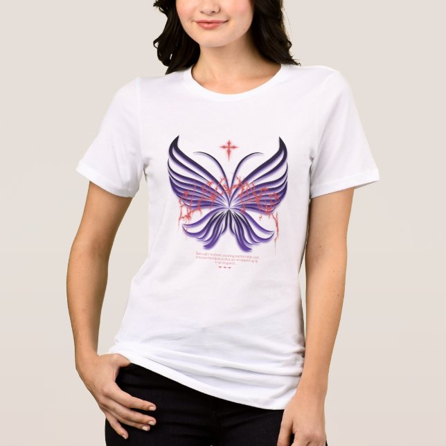 Eklektisk fjäril t shirt (Framsida)