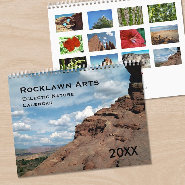 Eklektisk natur inom fin konst fotografering kalender (Fine Art Photography Eclectic Nature Calendar, front/back)