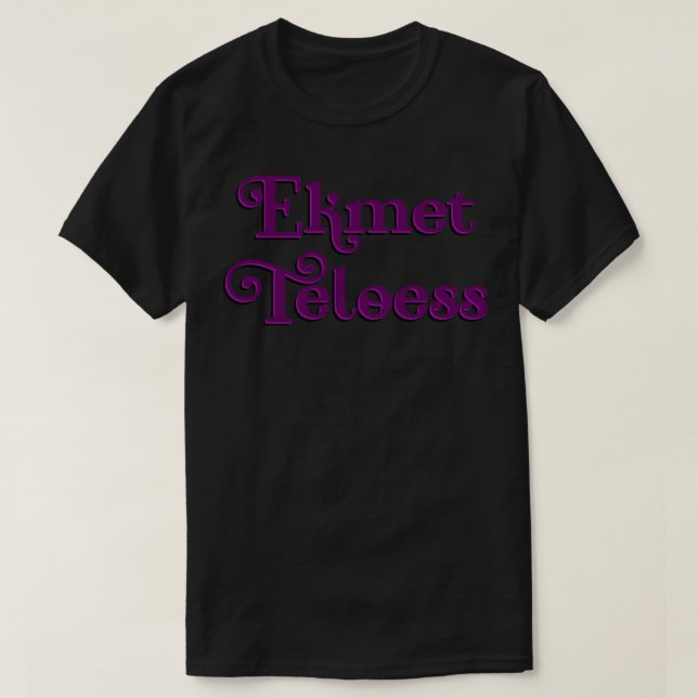 Ekmet Teloess T Shirt (Design framsida)