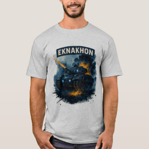 EKNAKHON Krigsmaskin T-Shirt Taktisk Flammtank