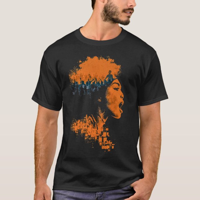 Eko av folkmassan t shirt (Framsida)