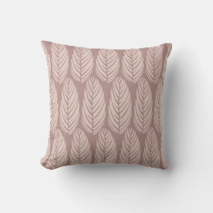 Eko Lämnar Mauve Damm Rosa Beige Kudde