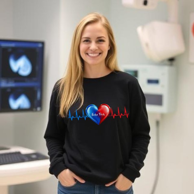 Eko Tech - Hjärtsonograf T Shirt (Echo Tech- Cardiac Sonographer Sweatshirt)