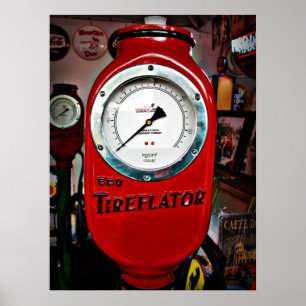 Eko TiRefler luft-mätare Poster