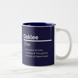 Ekoll anpassad namn kaffemugg