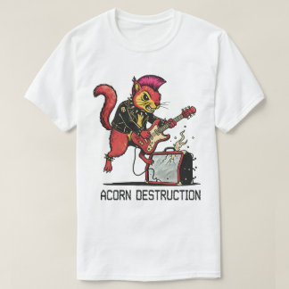 "Ekollisionsdestruktion" Punrockekorre-grafik T Shirt