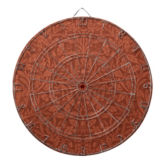 Ekollon och ekblad (av William Morris) Darttavla (Framsidan)